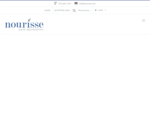 Tablet Screenshot of nourisse.com